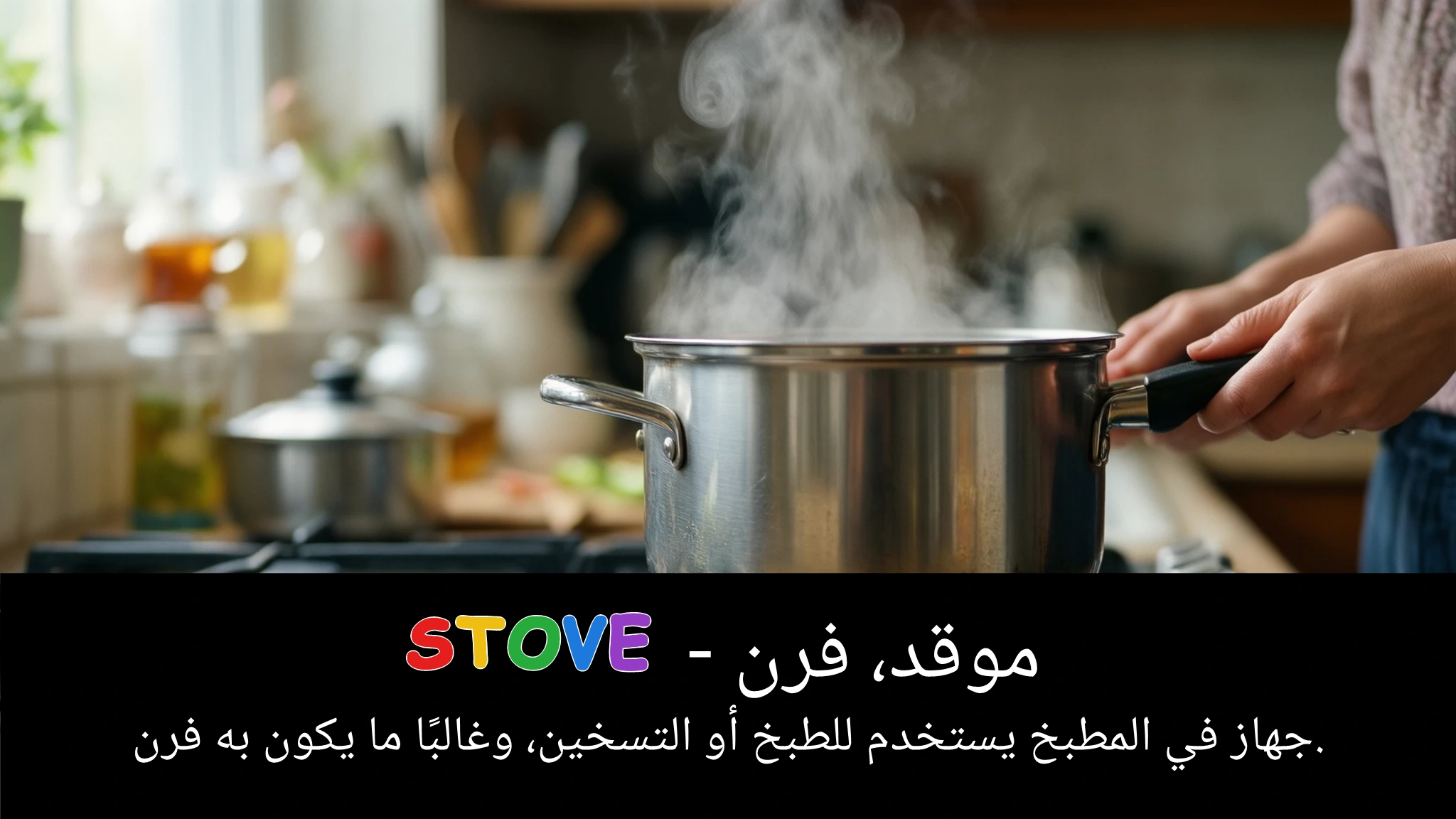 Arabic Illustration for stove